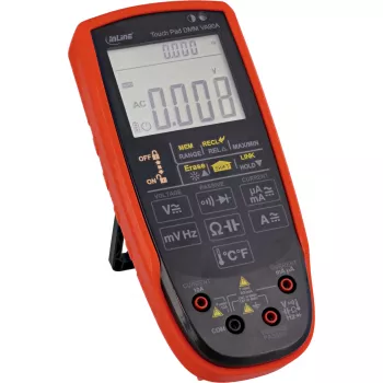 InLine 43127 Multimeter mit Touchpad und beleuchtetem Display, CAT III/CAT IV
