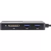 InLine 66772F Kartenleser USB grau