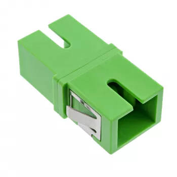 Glasfaseradapter InLine 89992G Simplex SC/SC SM grün