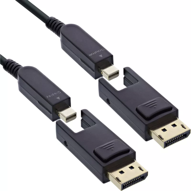 InLine 17215O DisplayPort-Kabel 15 m Mini DisplayPort / DisplayPort Schwarz