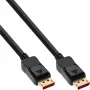 InLine B-15355 100er Großpackung DisplayPort 1.4 Kabel, Schwarz, Vergoldet, 0,5 m