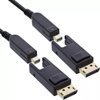 InLine 17225O DisplayPort-Kabel 25 m Mini DisplayPort / DisplayPort Schwarz