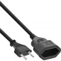 InLine 16686S Netzkabel Schwarz 0,5 m CEE7/16