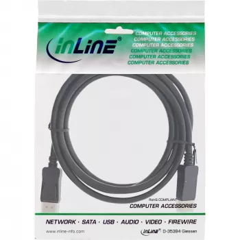 InLine 15311 DisplayPort-Kabel 1,5 m Schwarz