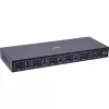 InLine 57885D KVM-Switch, 4-fach, HDMI, 8K@60Hz, USB 3.2, mit IR & RS-232