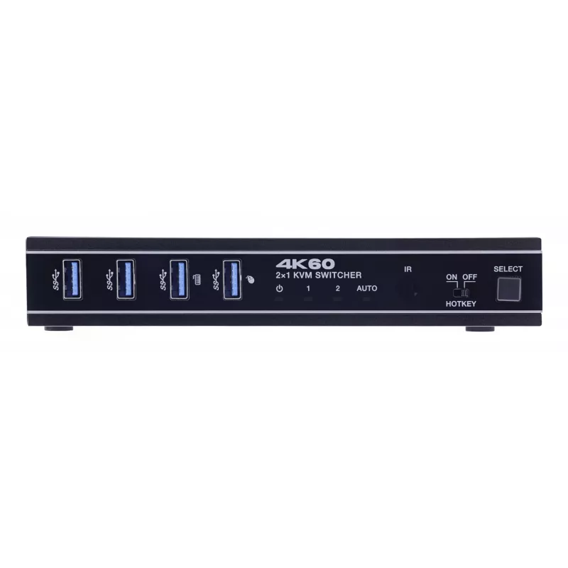 InLine 57885E KVM-Switch, 2-fach, HDMI & USB-C, 4K60Hz