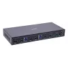 InLine 57885H KVM-Umschalter, 2-fach, HDMI, Dual-Monitor, 8K60Hz, USB-Hub, schwarz