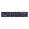 InLine 57885I KVM-Switch, 4-fach, HDMI, 4K60Hz, Multiviewer, USB-Hub, schwarz