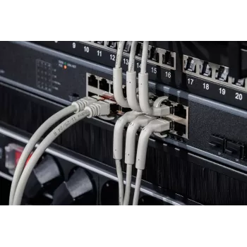 Digitus CAT 6A F-FTP biegsames Patchkabel Kupfer 3m Grau