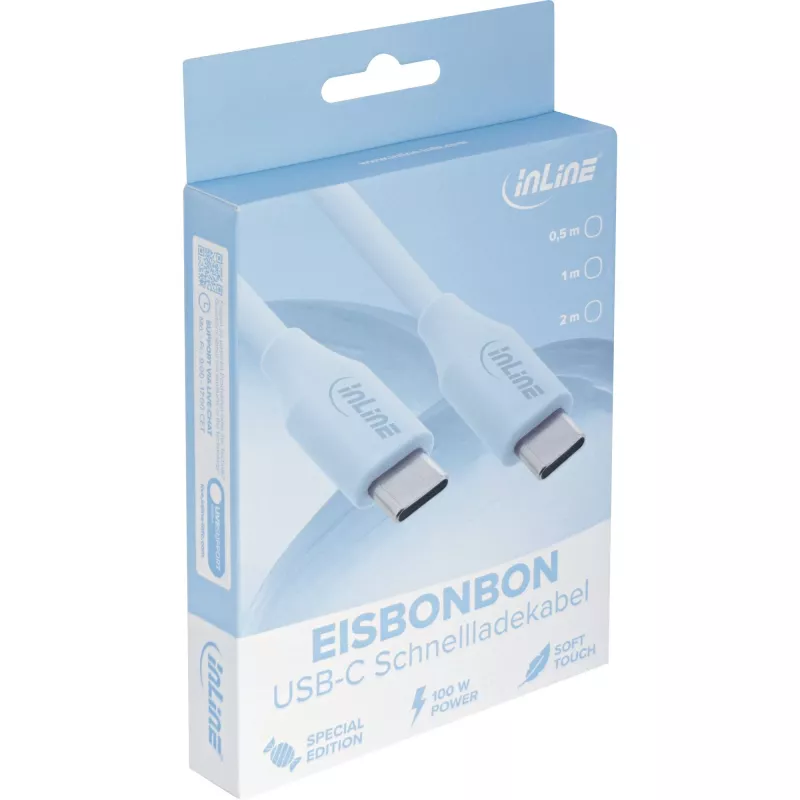 InLine 35892B USB-Kabel USB 2.0 2 m USB C Blau