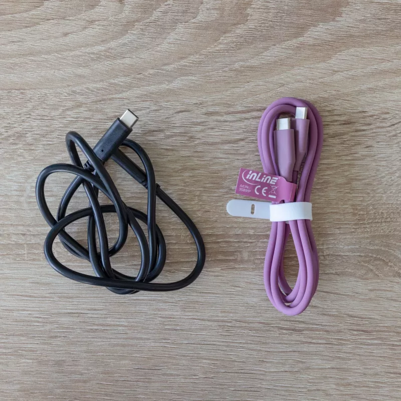 USB-Kabel InLine 35891P 1m USB C Violett USB 2.0 0,48 Gbit/s