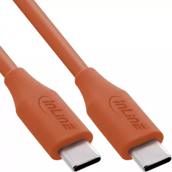 USB-Kabel InLine 35895O 0,5 m USB-C Orange USB 2.0 0,48 Gbit/s