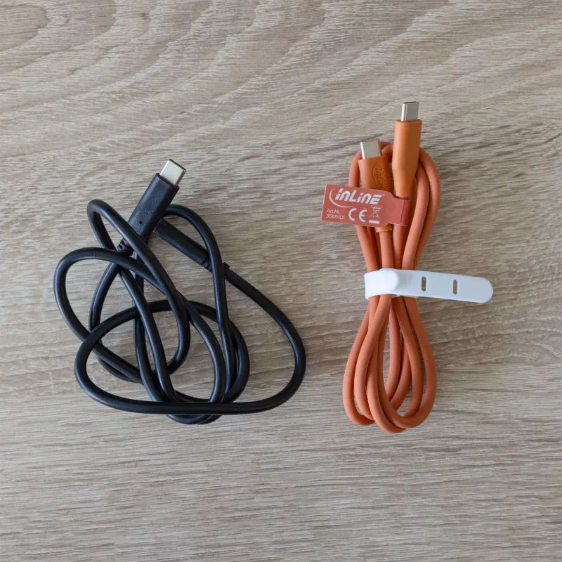 USB-Kabel InLine 35895O 0,5 m USB-C Orange USB 2.0 0,48 Gbit/s