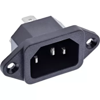 InLine S-16701 Netzstecker-Adapter Schwarz