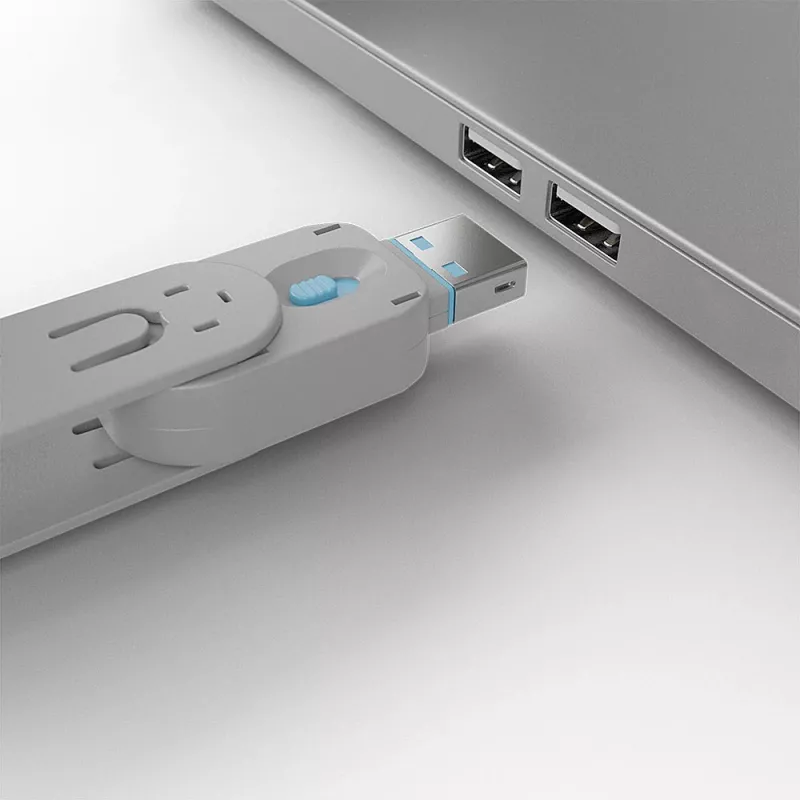 Port-Blocker-Schlüssel Lindy USB Typ A Port Blocker Key Blau