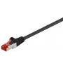 Goobay 68702 CAT 6 Patchkabel, S/FTP (PiMF), LSZH, Kupfer, Schwarz, 7,5 m