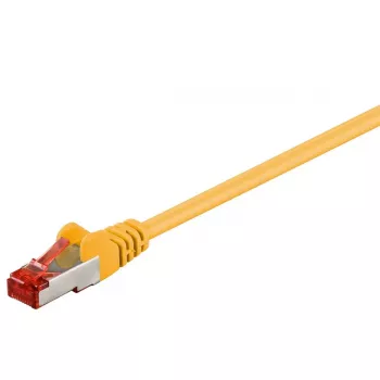 Netzwerk-Patchkabel GOOBAY CAT6 S/FTP (PiMF), 3 m, gelb, RJ-45–RJ-45