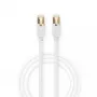 Netzwerkkabel Nedis CCBW85221WT200 20 m Cat6 S/FTP Weiß