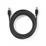 Netzwerkkabel Nedis CCBW85210AT100 10m Cat6 F/UTP Schwarz