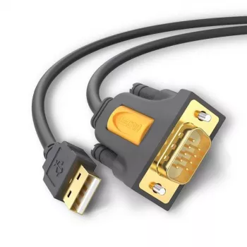 Ugreen 20210 serielles Kabel Schwarz 1 m USB 2.0 RS-232