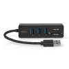 USB-Hub Nedis CCGB61250BK01 USB 3.2 Gen 1 Type-A 5000 Mbit/s Schwarz