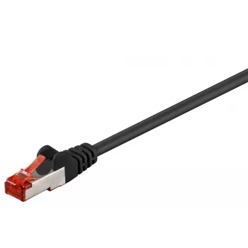 Netzwerkkabel Goobay 95584 Schwarz 1,5 m Cat6 S/FTP
