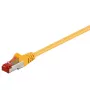 Ethernet-Patchkabel GOOBAY CAT6 S/FTP (PiMF), 1 m, gelb, RJ-45–RJ-45
