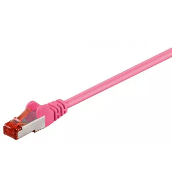 Patchkabel Goobay CAT 6 S/FTP PiMF Magenta 5m