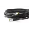 Goobay Netzwerkkabel Schwarz 0,25 m Cat8.1 S/FTP