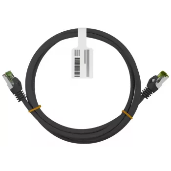 Netzwerkkabel Wentronic 61095 3m Cat8.1 S/FTP Schwarz