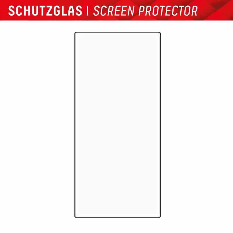 Displex Displayschutzfolie + Hülle für Samsung Galaxy S24 Ultra, Eco-Montagerahmen, Vollabdeckung