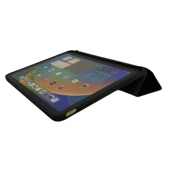 Deqster Slim Case für iPad 10.9 (10. Gen), schwarz, mit Stifthalter