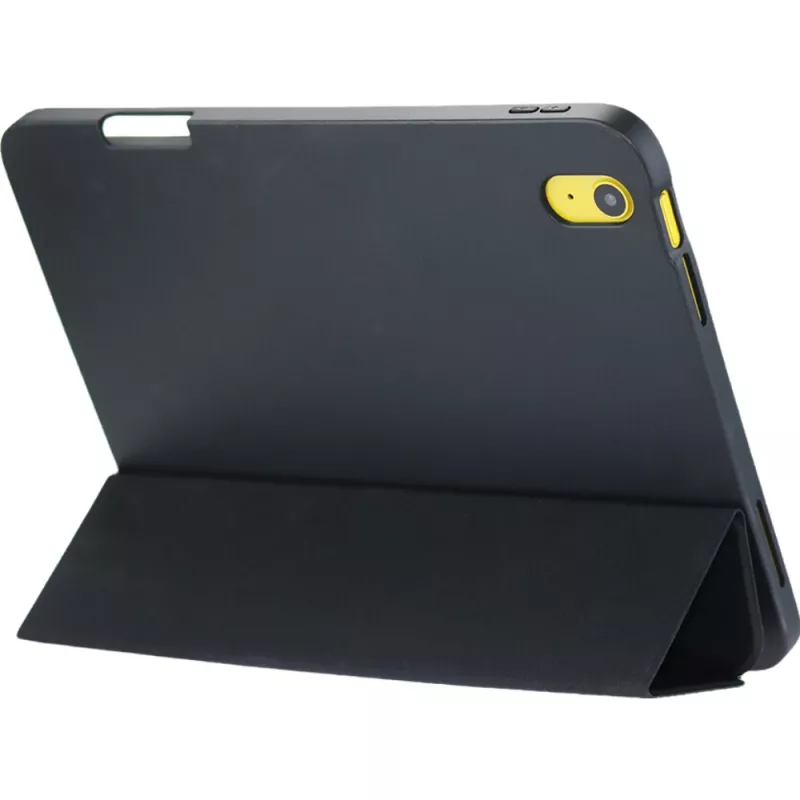 Deqster Slim Case für iPad 10.9 (10. Gen), schwarz, mit Stifthalter