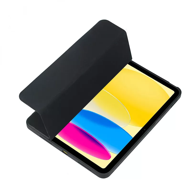 Deqster Slim Case für iPad 10.9 (10. Gen), schwarz, mit Stifthalter