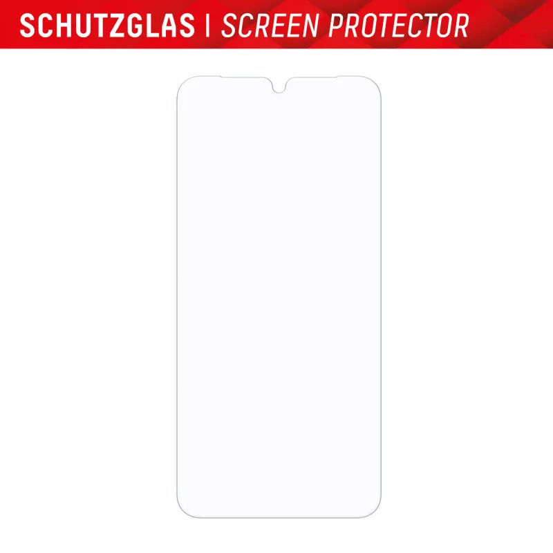 Displex Smart Glass (9H) für Samsung Galaxy A26/A16 (5G)/A17 (4G/5G), Montageaufkleber, unzerbrechlich