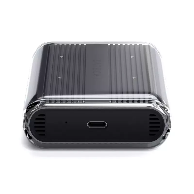 Satechi USB4 NVMe SSD Pro Gehäuse, Grau/Transparent