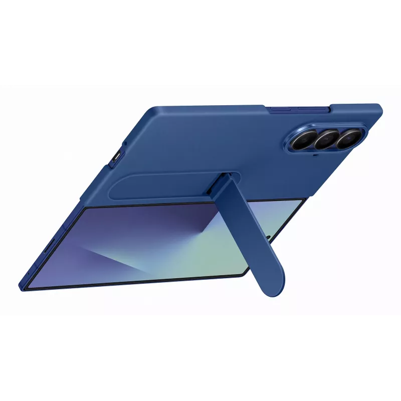 Schützende Silikonhülle für Samsung Galaxy Fold7 — Blau, Modell EF‑MF966CNEGWW