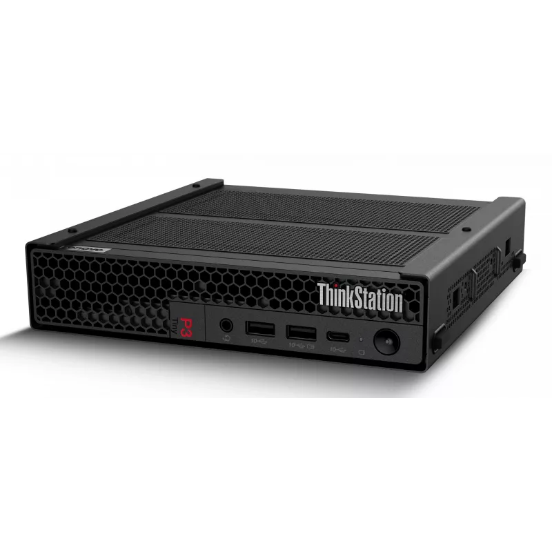 Lenovo ThinkStation P3 Tiny Intel® Core™ i9 i9-14900 64 GB DDR5-SDRAM 1 TB SSD Windows 11 Pro Mini PC Workstation Schwarz
