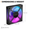 HP OMEN Modular 120mm Lüfter - Dreierpack Schwarz