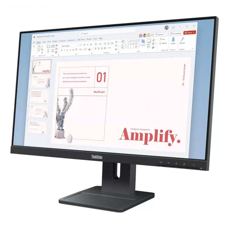 Lenovo ThinkVision E24-40 64BAMAR1EU Business LED-Monitor, 61 cm (24 Zoll), Full HD, 100 Hz