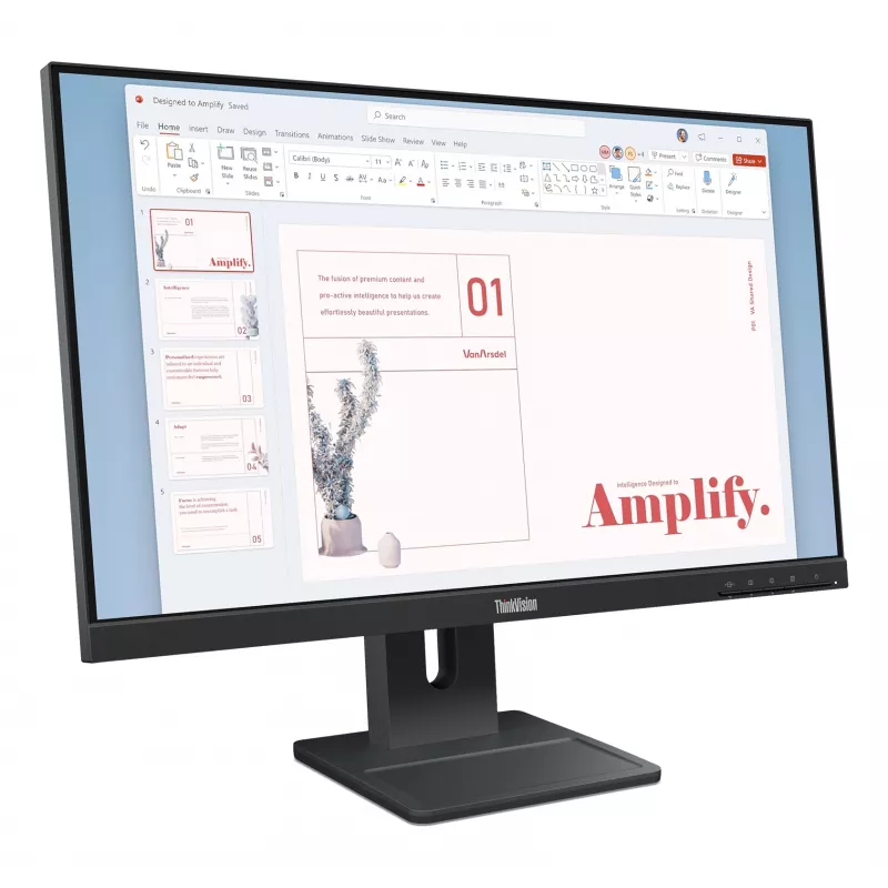 Lenovo ThinkVision E24-40 64BAMAR1EU Business LED-Monitor, 61 cm (24 Zoll), Full HD, 100 Hz
