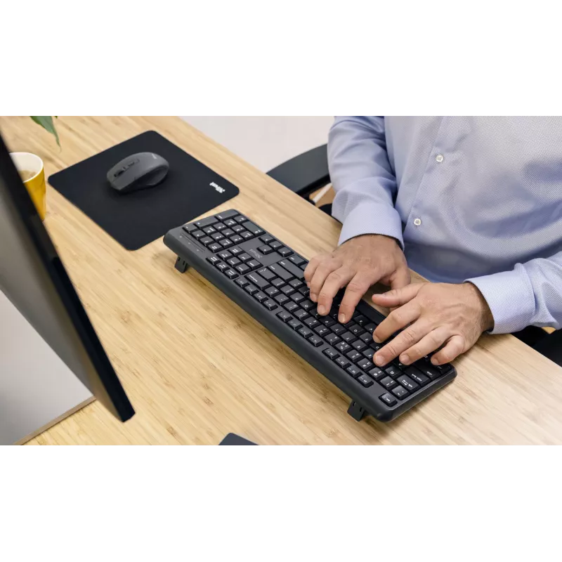 Trust TK-350 Tastatur Office RF Wireless QWERTZ Deutsch Schwarz