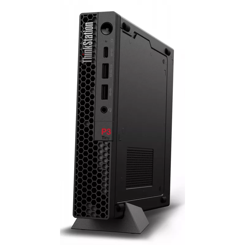 Lenovo ThinkStation P3 Tiny Intel® Core™ i7 i7-14700 64 GB DDR5-SDRAM 1 TB SSD NVIDIA RTX A1000 Windows 11 Pro Mini PC Workstation Schwarz