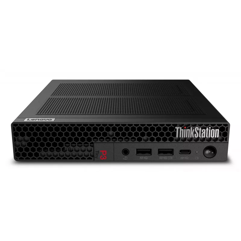 Lenovo ThinkStation P3 Tiny Intel® Core™ i7 i7-14700 64 GB DDR5-SDRAM 1 TB SSD NVIDIA RTX A1000 Windows 11 Pro Mini PC Workstation Schwarz