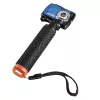 Hama 00004458 Kamera-Einbeinstativ, 1/4 Zoll, Kunststoff, Schwarz/Rot