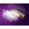 Philips DST8040/30 Azur 8000 Series Dampfbügeleisen, 3000 W, 0,35 L Tank, SteamGlide Elite Bügelsohle, Vertikaldampf, 80 g/min, 260 g/min Dampfstoß, Dunkelviolett
