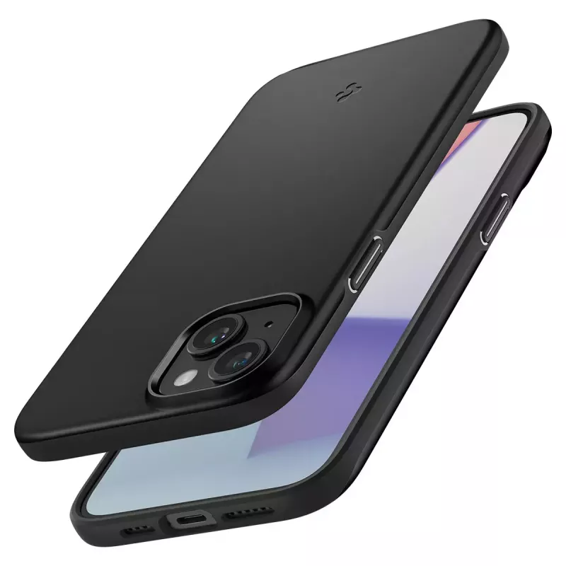 Cover Spigen ACS06776 für iPhone 15 15,5 cm Schwarz