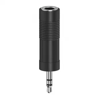 Audio-Kabel Hama 00205196 3,5mm auf 6,35mm Schwarz