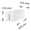 Hama 00221011 Kabelbox Universal Kabelbox Weiß