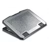 Hama 00126807 Laptop-Kühler aus Aluminium, neigbar, 2 Lüfter, bis 39,6 cm (15,6 Zoll), Schwarz